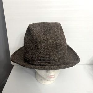 Vintage McGregor Brown/Gray Men's Fedora Size 7-7.5